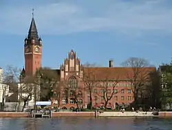 Town hall on Dahme river