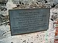 375 Anniversary Plaque of Bermuda Parliament, placed at State House in 1995