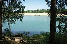 Lake Bernsteinsee near Stüde