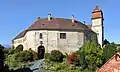 Outer courtyard of Bernstein Castle