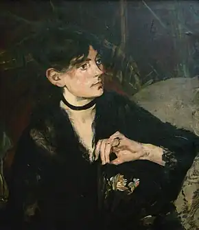 Berthe Morisot with a Fan, 1874, Palais des Beaux-Arts de Lille