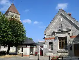 Town hall and church