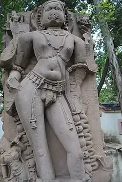 A Bhairavnath sculpture from Gyaraspur (dated to 9-10th century)