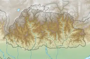 Gangkhar Puensum is located in Bhutan