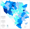 Share of Serbs in Bosnia and Herzegovina by municipalities 1991