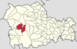 Location in Neamț County