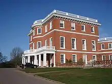 Bicton College's Main Building