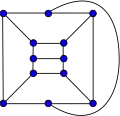 The bidiakis cube is a planar graph.