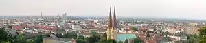 Bielefeld as seen from Sparrenburg Castle