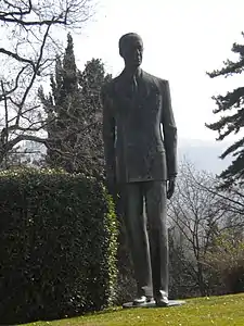 Guglielmo Marconi (1974) Villa Griffone park in Sasso Marconi