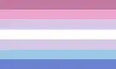 Bigender<ref name='Pride flag bigenderbundle'>* "Bigender Flag – What Does It Represent?". Symbol Sage. August 26, 2020. Archived from the original on June 1, 2021. Retrieved May 28, 2021.