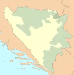 Croats of Bosnia and Herzegovina is located in Bosnia and Herzegovina