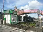 Northward view from the level crossing