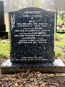 Billy Meredith grave