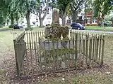 Old stone cross remains