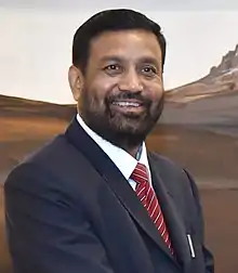 Bimalendra Nidhi, Nepalese politician and Former Deputy PM of Nepal