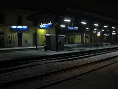 Platform 3 by night