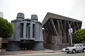 The Chiat/Day Building (1991), by Frank Gehry, in Venice, California.