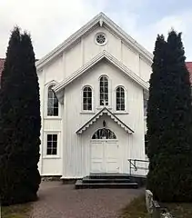 Entrance to the church