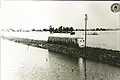 BRCW railcar in the flood, 1939