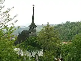 Wooden church in Ighiel