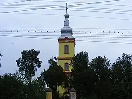 The Orthodox church in Pădureni