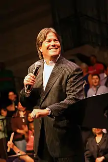 Brian Tamaki preaching at a church conference in Auckland, 22 October 2006