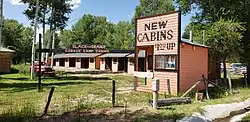 Black and Orange Cabins