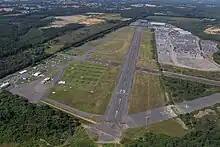 Aerial View of Blackbushe Airport in 2016