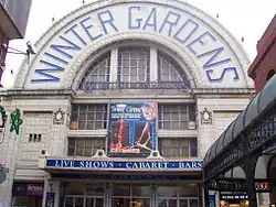 The Winter Gardens, as viewed from the west