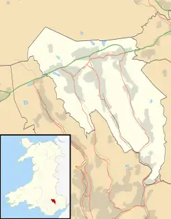 Six Bells is located in Blaenau Gwent