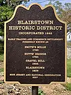 District information sign