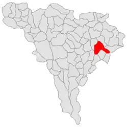 Location in Alba County