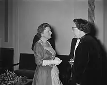 Blaman (right) & Queen Juliana (1958)