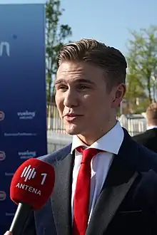 Ari Ólafsson in May 2018