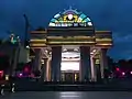 Entrance of the Blue Shield Casino, the main landmark in the Golden Triangle Special Economic Zone.