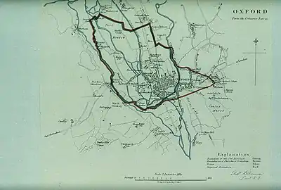 Oxford from the Ordnance Survey