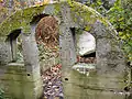 Ruins of Belgian emergency housing