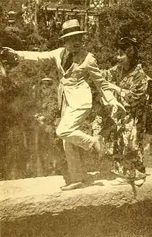 An advertisement for the film showing lead actors Sessue Hayakawa and Tsuru Aoki