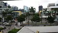 A pedestrian lane at Bonifacio High Street