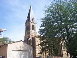 The church in Bonnay