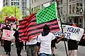 Boot Out White Power protest, April 2021, Raleigh, North Carolina, US