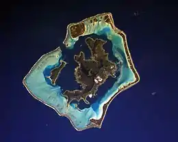 Bora Bora, the island on which Faanui is located