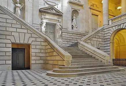 Stairway of the Grand Theater of Bordeaux, 1780, by Victor Louis