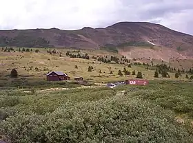 West aspect of Boreas Mountain from Boreas Pass