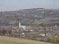 View of Borla village; Reformed church (1784) in the center