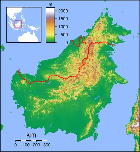 WIOS is located in Borneo