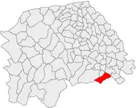 Location in Suceava County