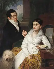 Portrait of A. G. and A. A. Lobanov-Rostovsky (1814)