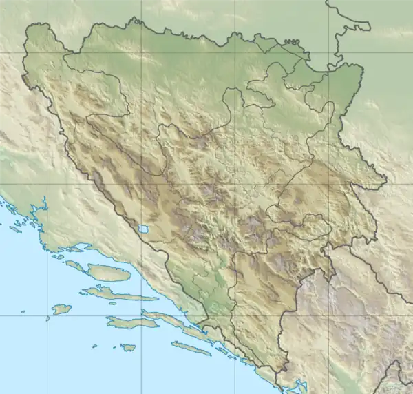 Crnčići is located in Bosnia and Herzegovina